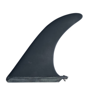 10" Fiberglass Longboard Fin (Black) - KS Boardriders Surf Shop