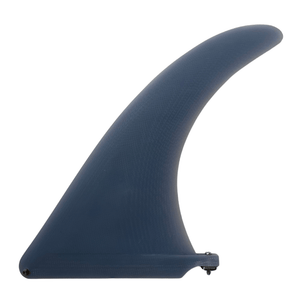 9" Fiberglass Longboard Fin (Blue Gray) - KS Boardriders Surf Shop