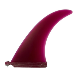 9.5" Fiberglass Longboard Fin (Violet) - KS Boardriders Surf Shop