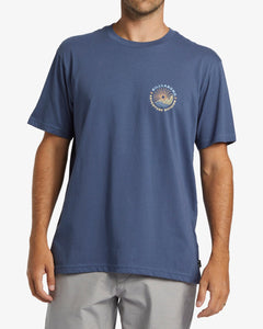 Billabong Rockies SS Tee (Slate Blue) - KS Boardriders Surf Shop