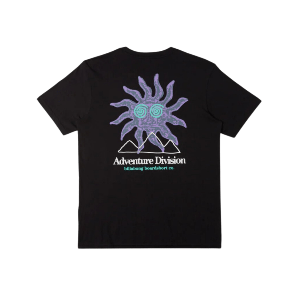 Billabong Up Rise SS Tee (Black) - KS Boardriders Surf Shop