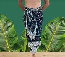 Load image into Gallery viewer, Coral Sunset Sarongs (Blue Safari) - KS Boardriders Surf Shop