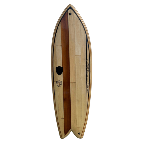 Ferrara 5'7 Wooden Fish Tail Shortboard - Secondhand - KS Boardriders Surf Shop