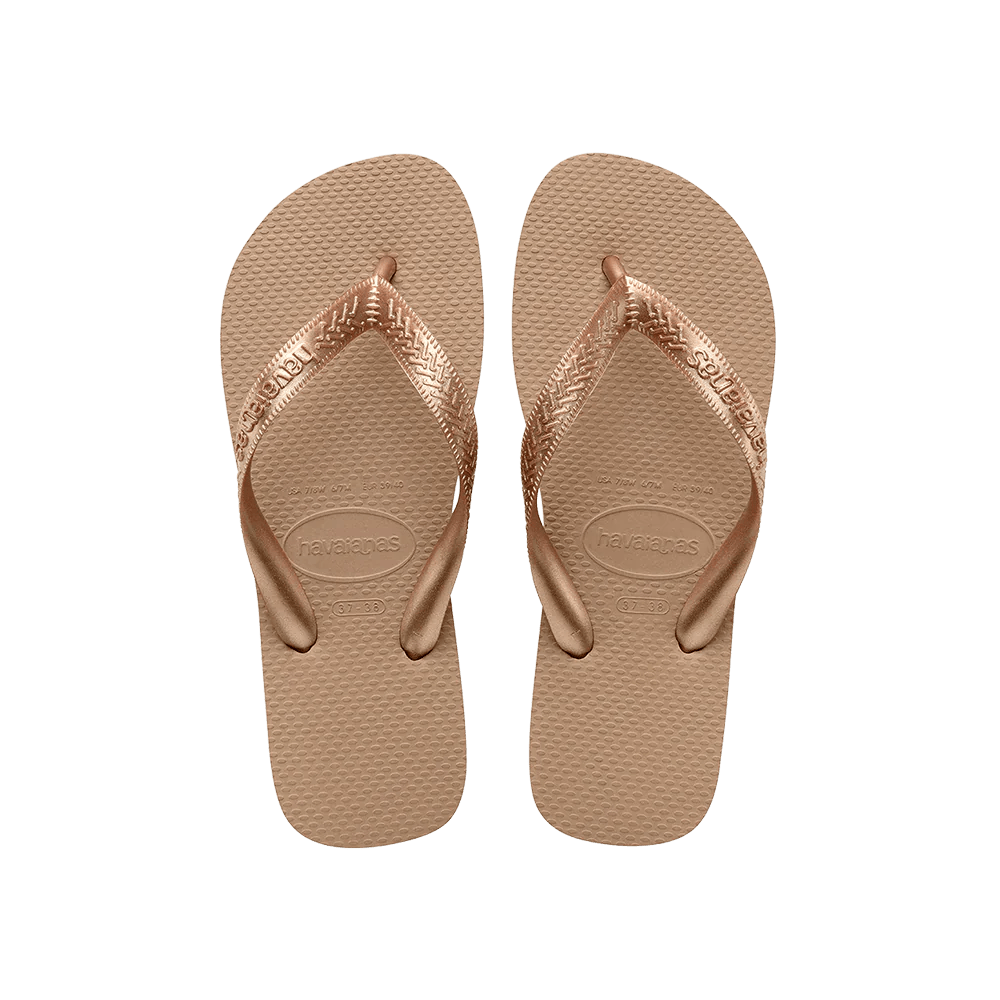 Havaianas Unisex Top Flip Flops (Rose Gold) - KS Boardriders Surf Shop