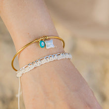 Load image into Gallery viewer, Isla Ph Haliya Evil Eye Charm Bangle - KS Boardriders Surf Shop