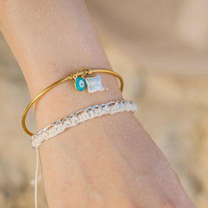 Isla Ph Haliya Evil Eye Charm Bangle - KS Boardriders Surf Shop