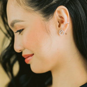 Isla PH Siargao wave Earcuffs - Gold - KS Boardriders Surf Shop