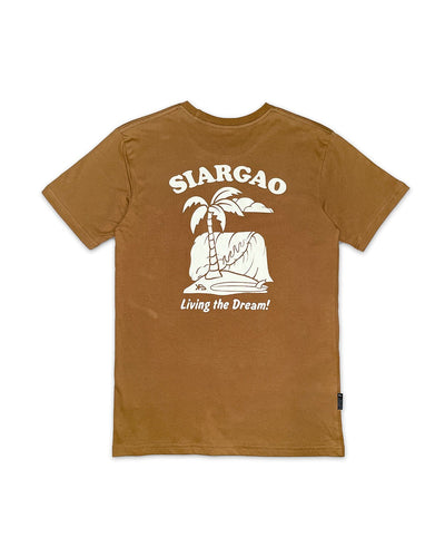 KS Beach Break Mens Tee (Tan) - KS Boardriders Surf Shop