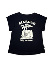 Load image into Gallery viewer, KS Beach Break Womens Tee (Navy Blue) - KS Boardriders Surf Shop