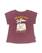 Load image into Gallery viewer, KS Beach Break Womens Tee (Plum) - KS Boardriders Surf Shop