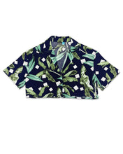 Load image into Gallery viewer, KS Betty Womens Top (Navy Palms) - KS Boardriders Surf Shop