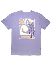 Load image into Gallery viewer, KS Big Wave Mens Tee (Lilac) - KS Boardriders Surf Shop