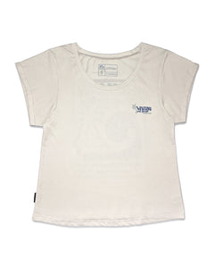 KS Big Wave Womens Tee (Bone) - KS Boardriders Surf Shop