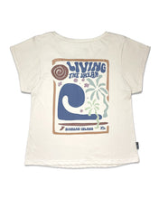 Load image into Gallery viewer, KS Big Wave Womens Tee (Bone) - KS Boardriders Surf Shop