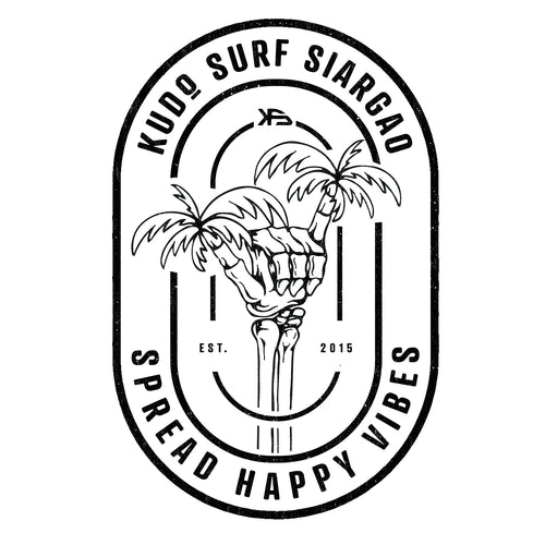 KS Happy Vibes Stickers - KS Boardriders Surf Shop