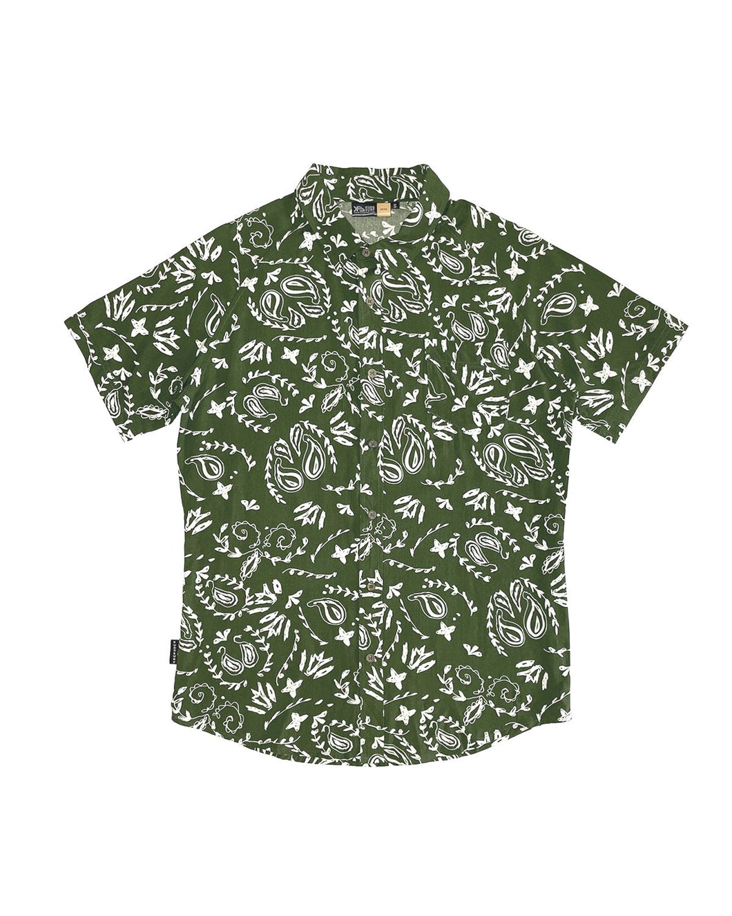 KS Jimo Mens Top (Boteh Olive) - KS Boardriders Surf Shop