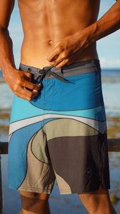 KS Koa Warped Mens Boardshorts - KS Boardriders Surf Shop