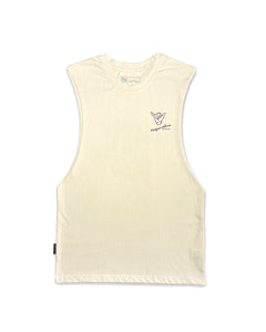 KS Shaka Mens Tank (Bone) - KS Boardriders Surf Shop