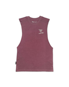 KS Shaka Mens Tank (Plum) - KS Boardriders Surf Shop