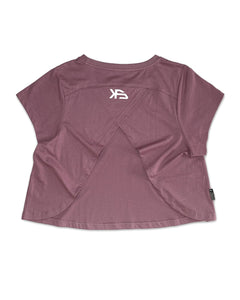 KS Shaka Womens Tee (Plum) - KS Boardriders Surf Shop