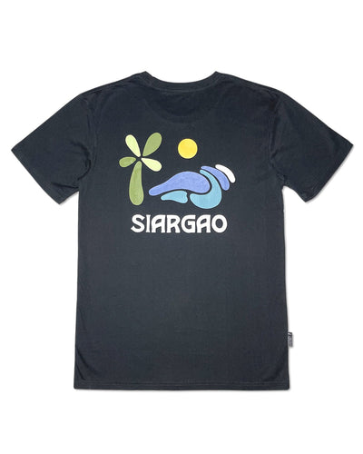 KS Siargao Island Paradise Mens Tee (Black) - KS Boardriders Surf Shop