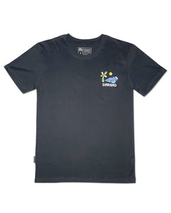 KS Siargao Island Paradise Mens Tee (Black) - KS Boardriders Surf Shop