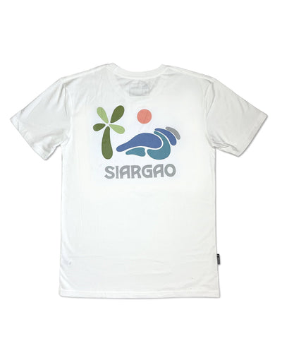 KS Siargao Island Paradise Mens Tee (Bone) - KS Boardriders Surf Shop