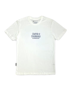 KS Surf Cloud 9 Mens Tee (Cream with Center Print) - KS Boardriders Surf Shop