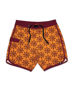 Marama X KS Nomad Mens Boardshorts (Orange) - KS Boardriders Surf Shop