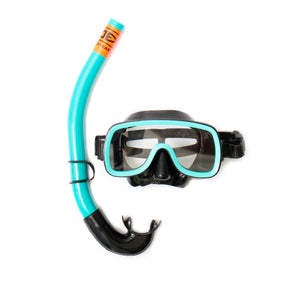 Ocean and Earth Free Dive Mask & Snorkle (Aqua) - KS Boardriders Surf Shop