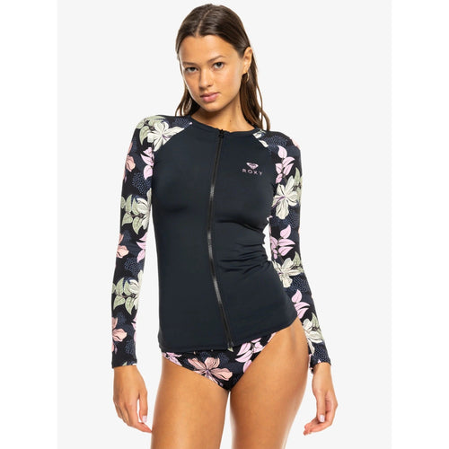 Roxy Sunny Floral LS Zip - KS Boardriders Surf Shop