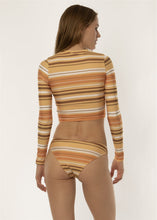 Load image into Gallery viewer, Stripe Sand Piper Rashguard Tops Swim - KS Boardriders Surf Shop