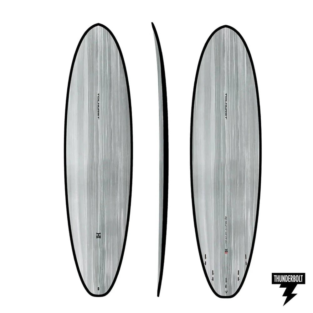 Thunderbolt Harley Ingleby 7'2 MOE (Gray/Carbon) - KS Boardriders Surf Shop