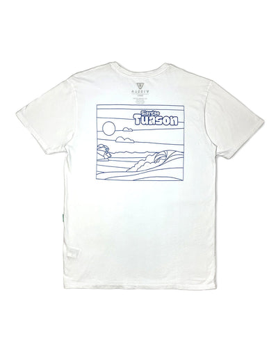 Vissla Siargao Tuason Tee (White) - KS Boardriders Surf Shop