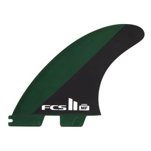 Load image into Gallery viewer, FCS 2 MF PC Large Tri Retail Fins (Black/Olive) - KS Boardriders Surf Shop