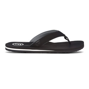 Foamlife Tarlan Mens Flip Flops (Black) - KS Boardriders Surf Shop