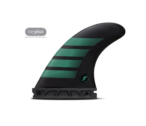 Futures F6 Thruster Alpha Fins (Carbon/Teal) - KS Boardriders Surf Shop