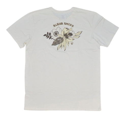 Vissla Aloha Amgo Organic SS Tee (Bone) - KS Boardriders Surf Shop