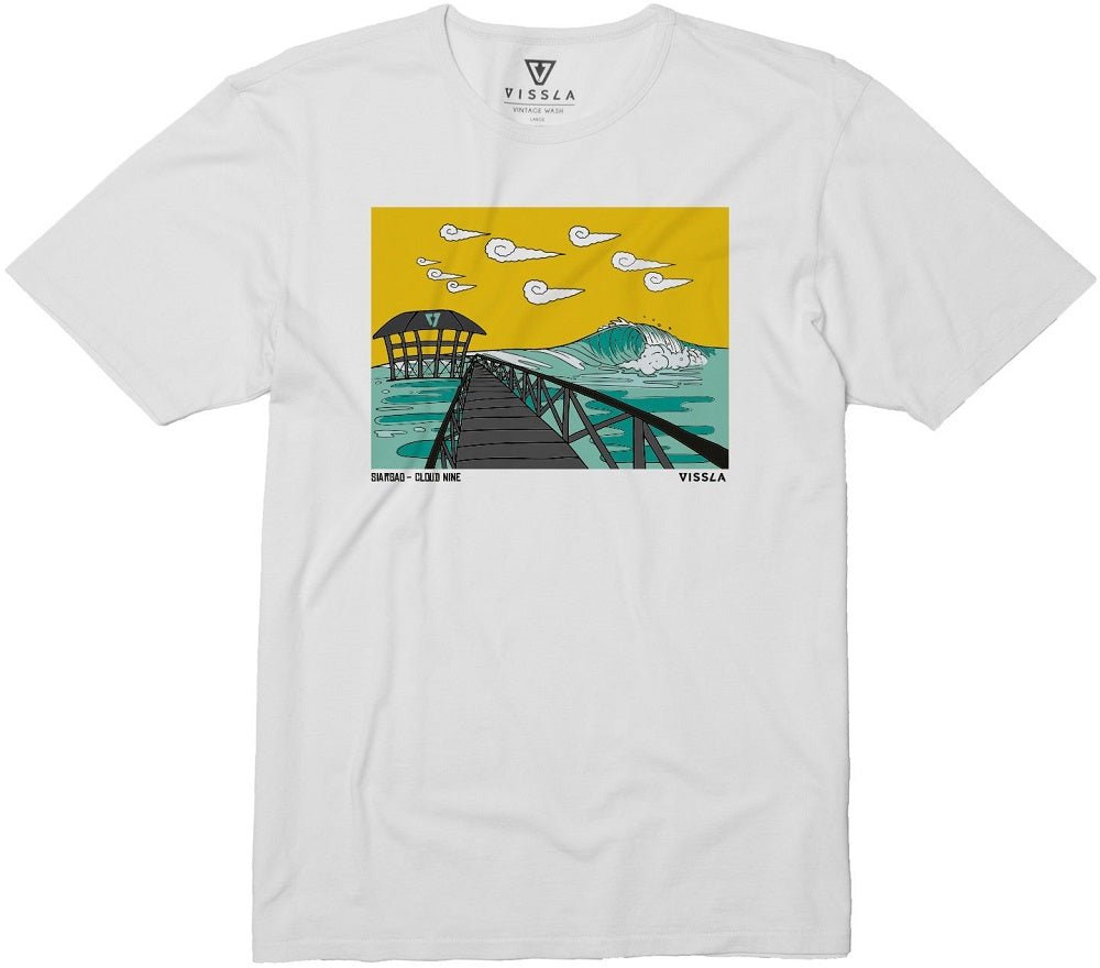 Vissla Cloud 9 Tee (White) - KS Boardriders Surf Shop