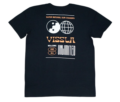 Vissla One World SS Tee (Black) - KS Boardriders Surf Shop